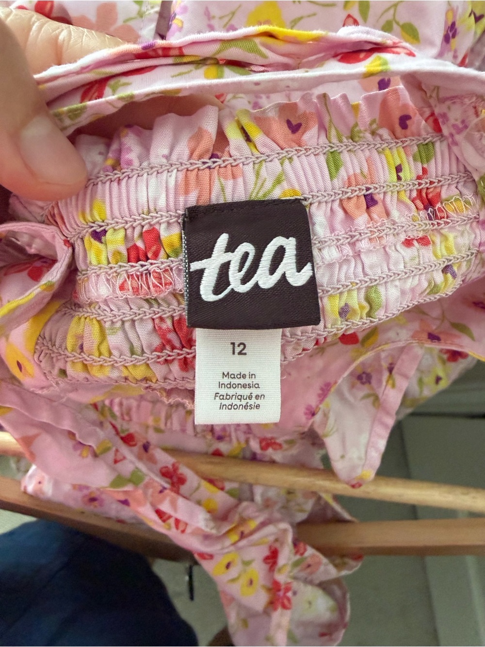 Tea Collection Floral Ruffle Jumpsuit - Picture 3 of 3
